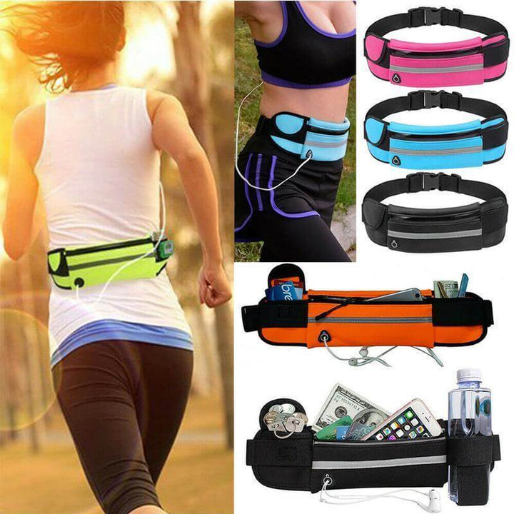 Water-Resistant Running Waist Belt – 1+1 FREE Fitness & Travel Storage Pack | Stornfield