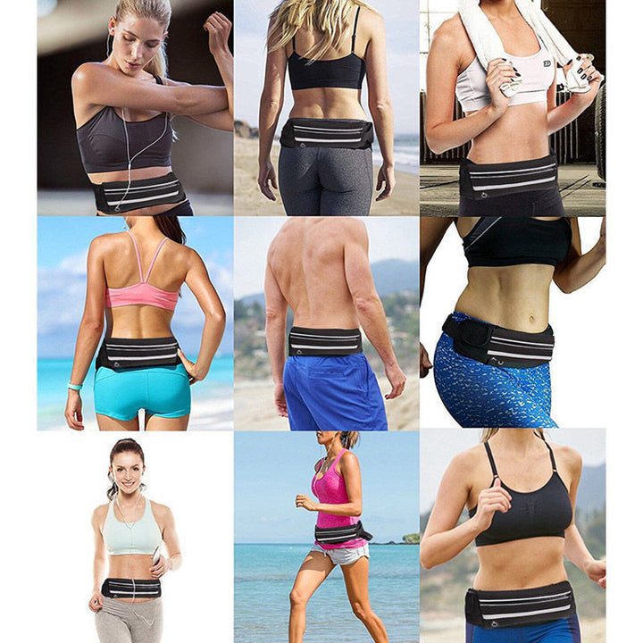 Water-Resistant Running Waist Belt – 1+1 FREE Fitness & Travel Storage Pack | Stornfield
