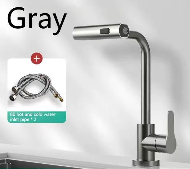 Waterfall Kitchen Faucets Pull Out Rainfall Spray Bathroom Basin Tap | Stornfield