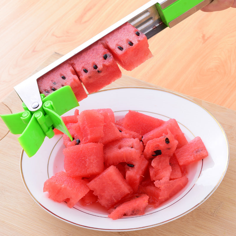 Watermelon Cutter Stainless Steel Windmill Design Cut Kitchen Gadgets | Stornfield