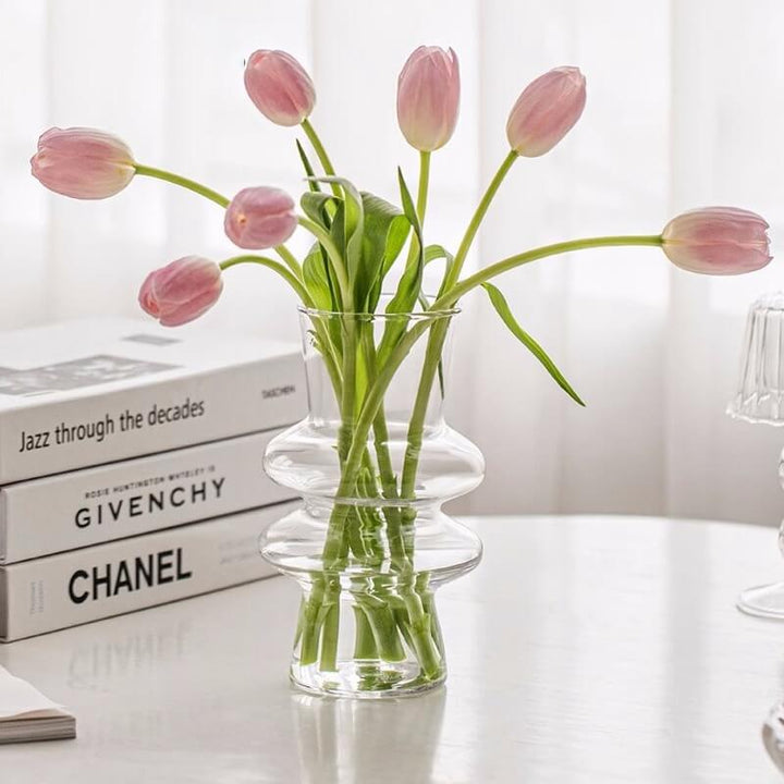 Stornfield | Wave-shaped Glass Flower Vase