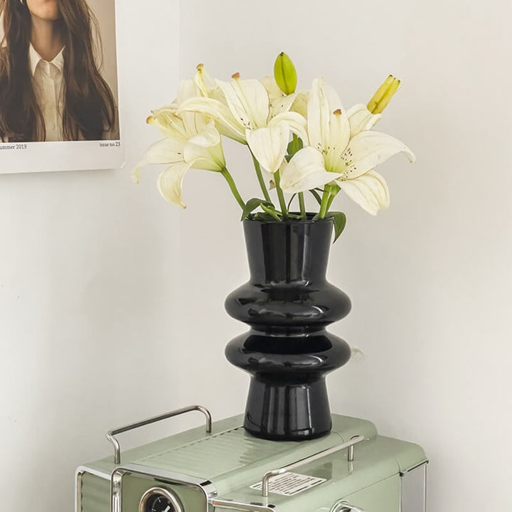 Stornfield | Wave-shaped Glass Flower Vase