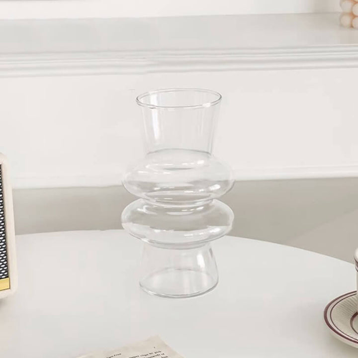 Stornfield | Wave-shaped Glass Flower Vase