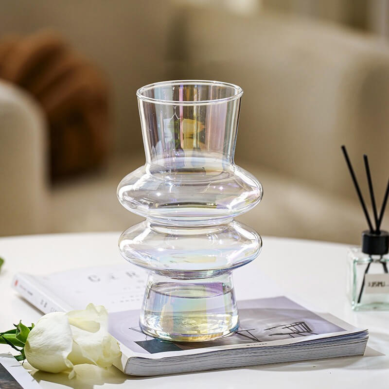 Stornfield | Wave-shaped Glass Flower Vase