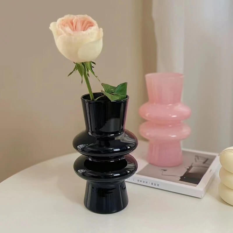 Stornfield | Wave-shaped Glass Flower Vase