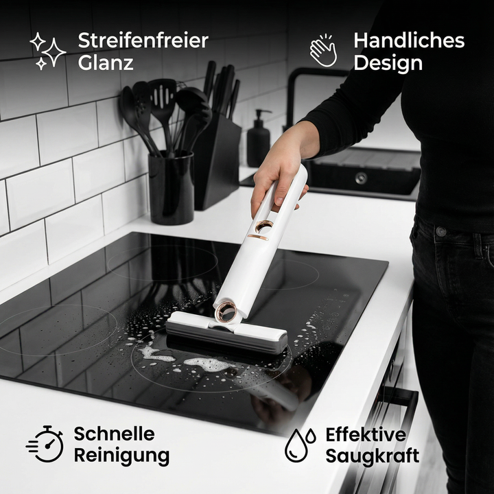 Mini cleaning stick with squeegee | Stornfield
