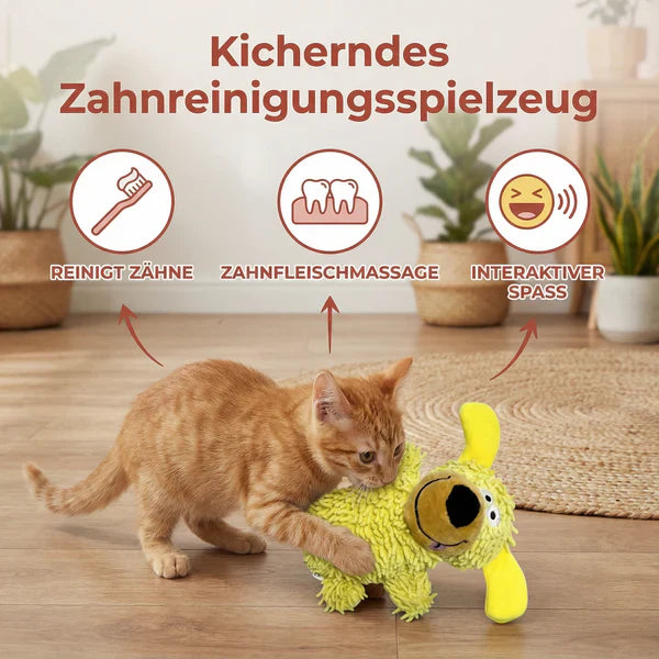 Stornfield plush dog toy with squeaker