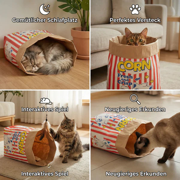 Stornfield Hide and Seek Kraft Paper Toy for Dogs & Cats