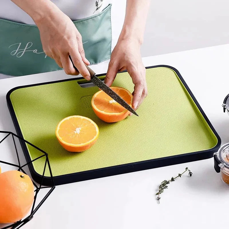 Wheat Straw Cutting Board Chopping Board Hanging Hole Spillover Board | Stornfield