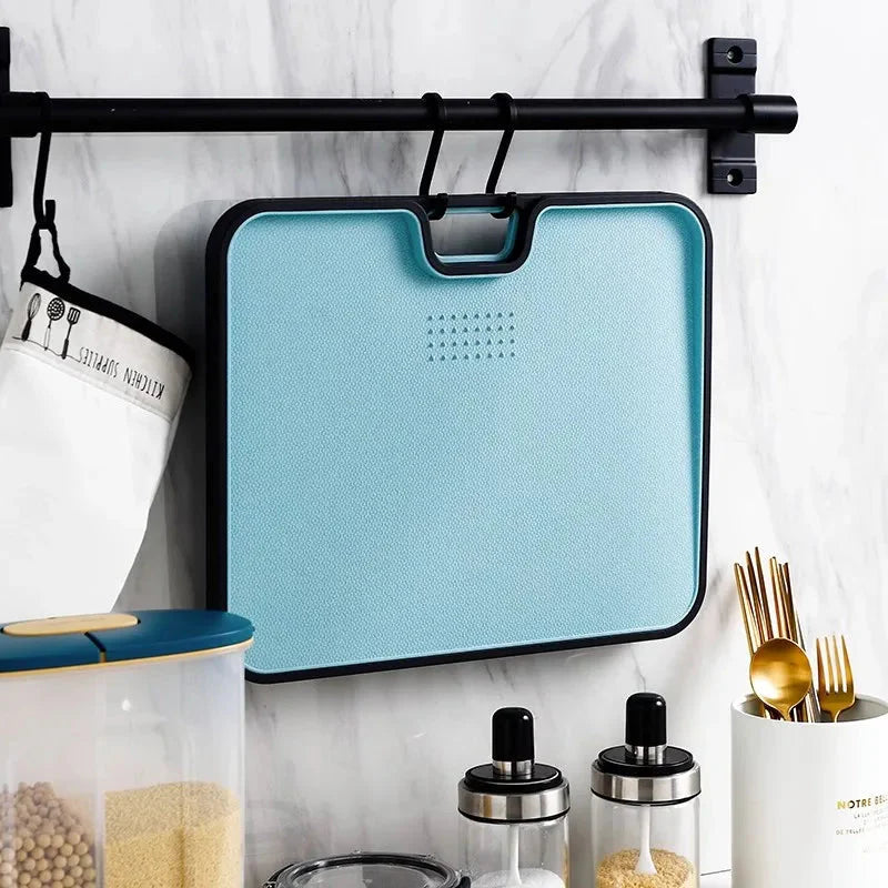 Wheat Straw Cutting Board Chopping Board Hanging Hole Spillover Board | Stornfield