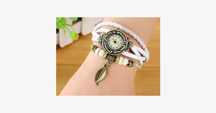 Stornfield | The Boho-Chic Leaf Vintage Watch