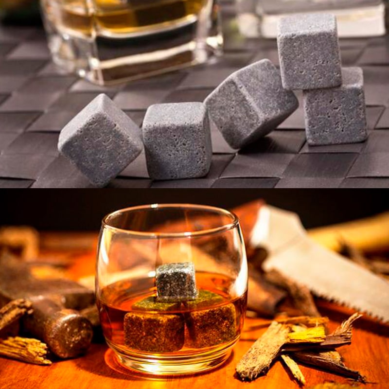 Whiskystein, 9 pieces (ice cubes for whisky and other drinks) | Stornfield