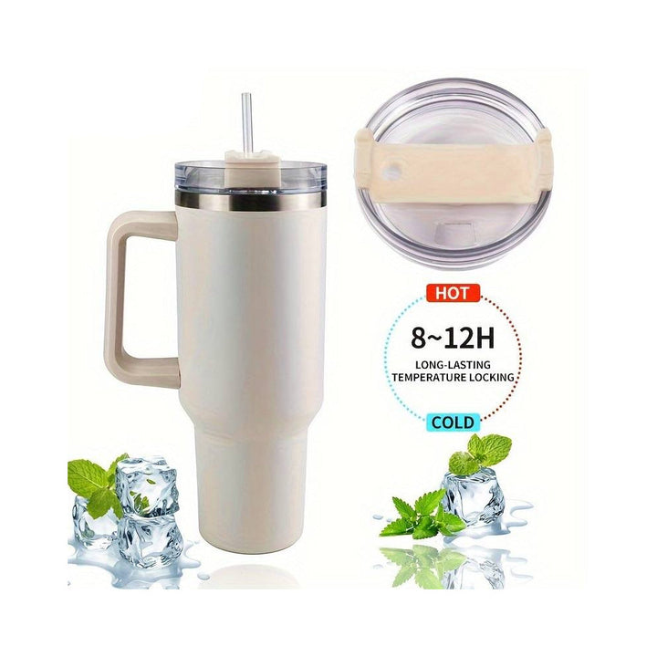 Tumbler Thermo mug 1200 ml with handle, lid and straw | Stornfield