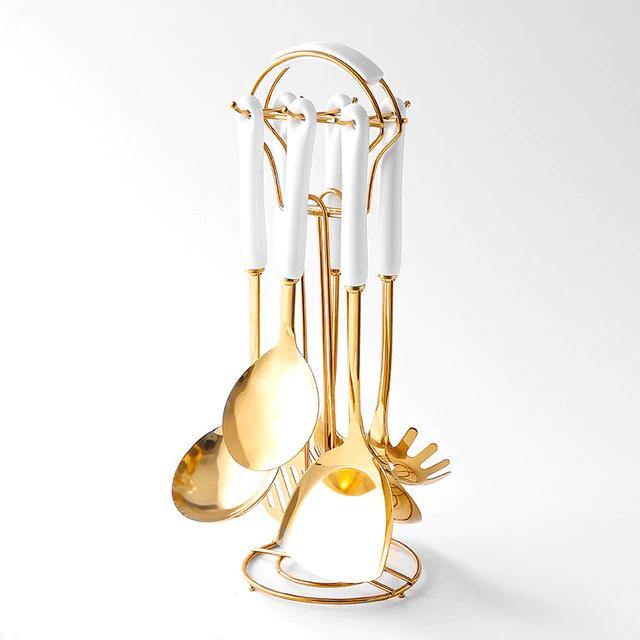Stornfield | Gold Cookware Set with Stand