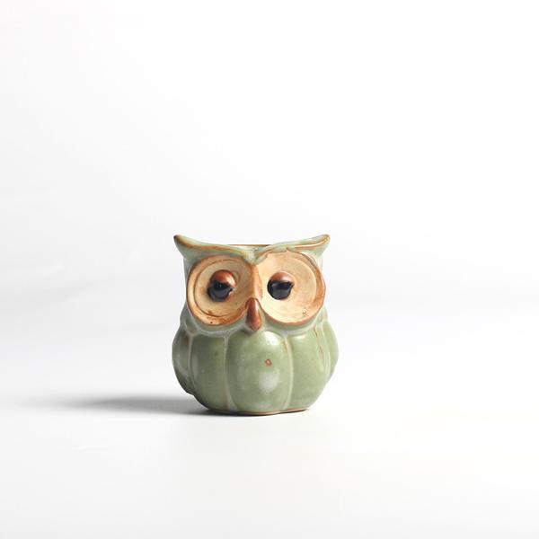 Stornfield | 5-piece Ceramic Owl Flower Pot Set