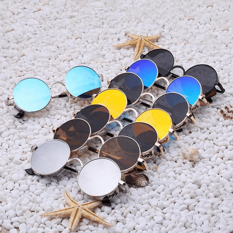 Stornfield | Vintage Steampunk Round Sunglasses Limited Edition