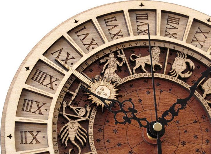 Stornfield | Zodiac Sign Wooden Wall Clock