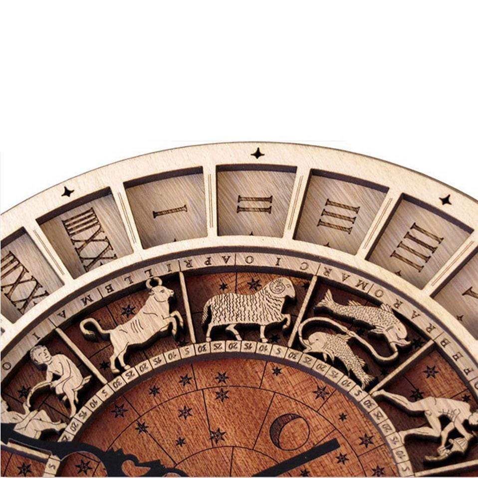 Stornfield | Zodiac Sign Wooden Wall Clock