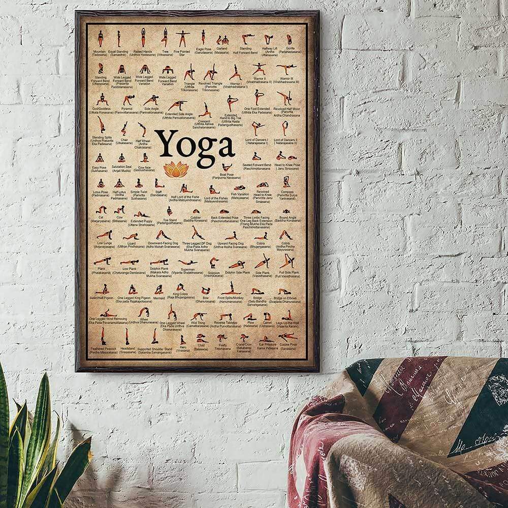 Stornfield | Yoga Poses Wall Chart