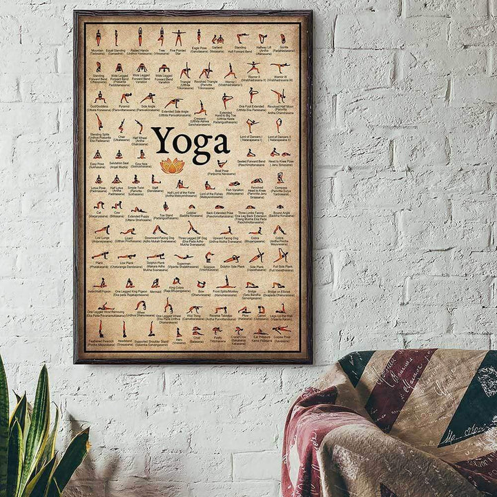 Stornfield | Yoga Poses Wall Chart