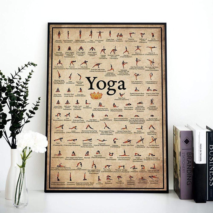 Stornfield | Yoga Poses Wall Chart