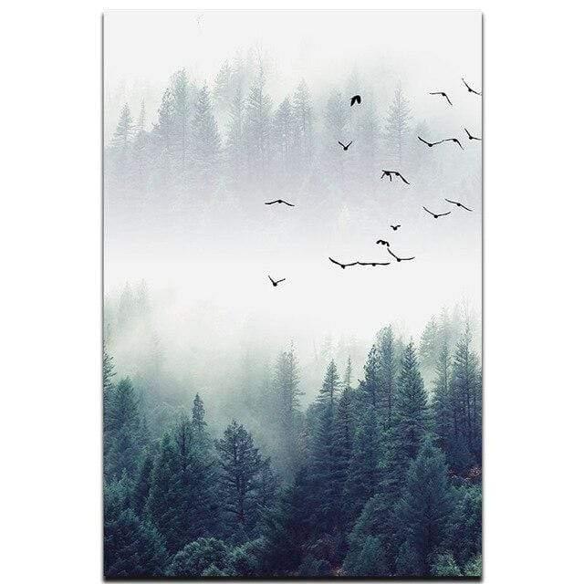 Stornfield | 3-Piece Nordic Forest Landscape Wall Art