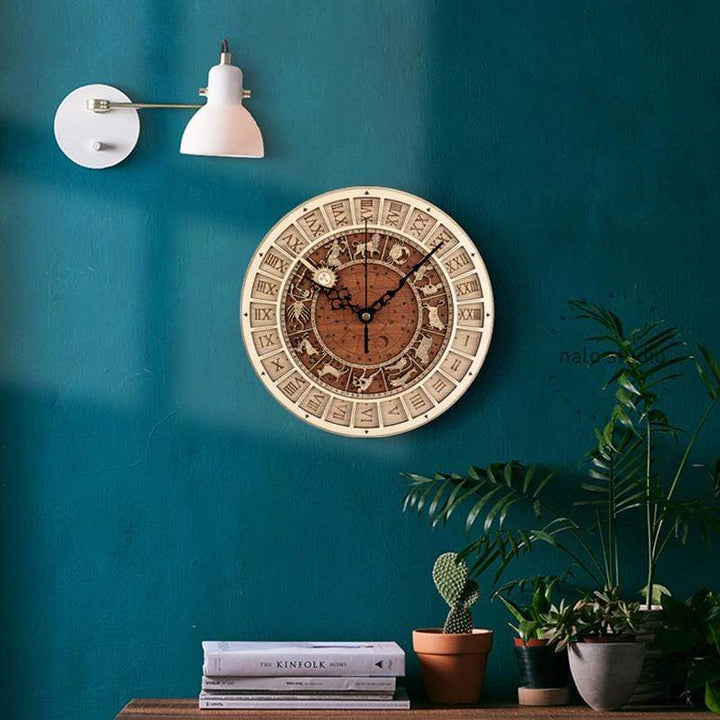 Stornfield | Zodiac Sign Wooden Wall Clock
