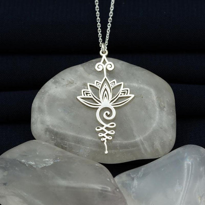 Stornfield | Lotus Unalome Yoga Necklace