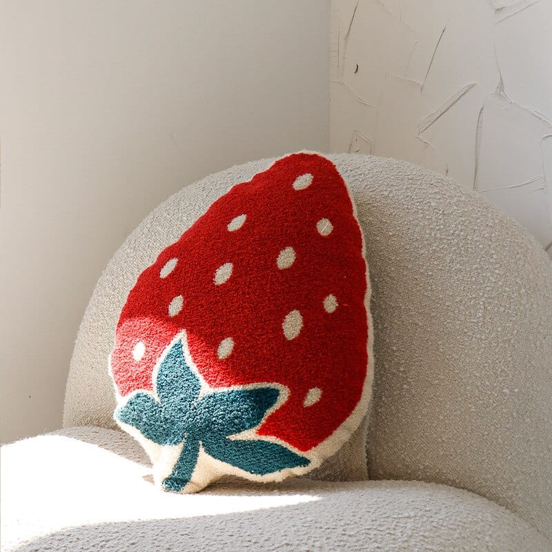 Stornfield | Mushroom, Pear, and Strawberry Cushion