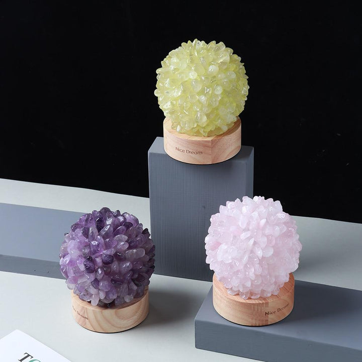 Stornfield | Aventurine Quartz Crystal Lamp