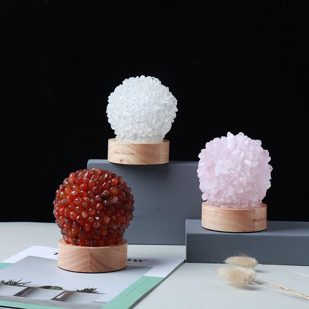 Stornfield | Aventurine Quartz Crystal Lamp