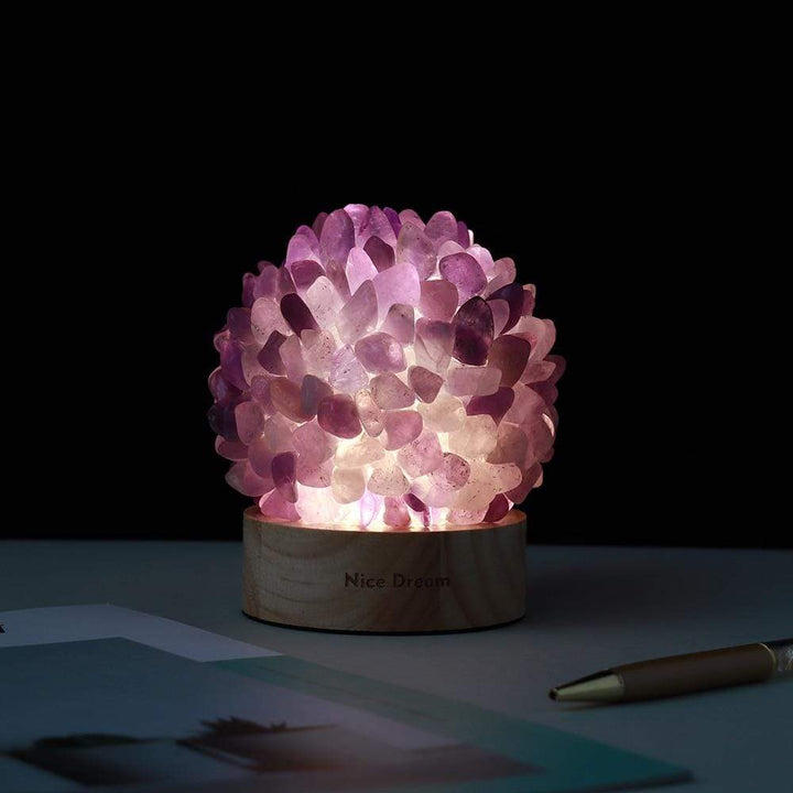 Stornfield | Aventurine Quartz Crystal Lamp