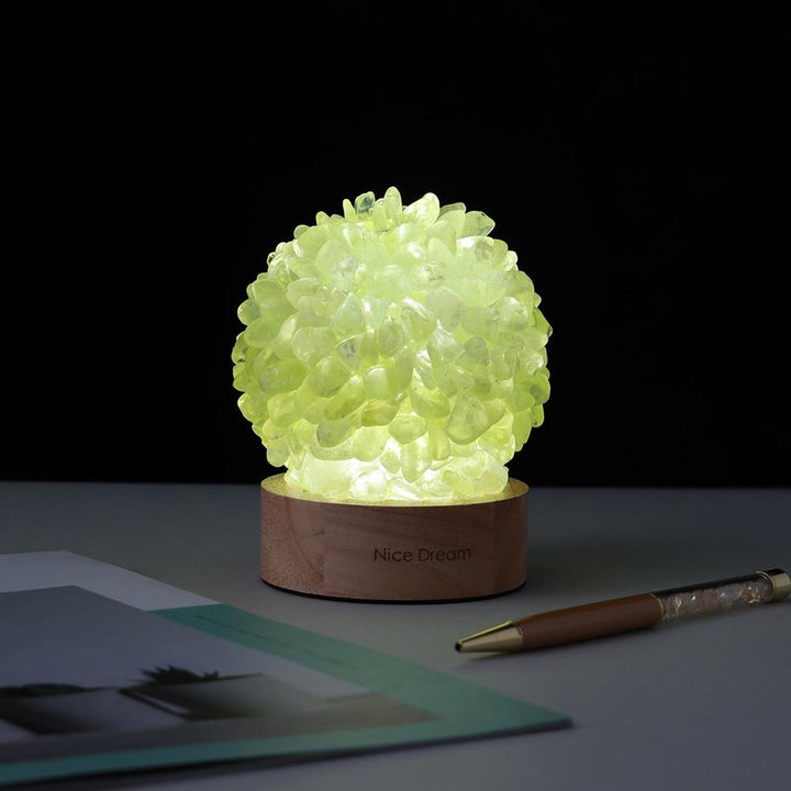 Stornfield | Aventurine Quartz Crystal Lamp
