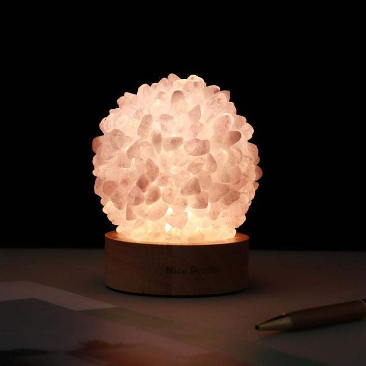 Stornfield | Aventurine Quartz Crystal Lamp