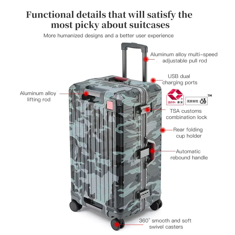 Wide Grip Hard Shell Suitcase - Zagreb | Stornfield