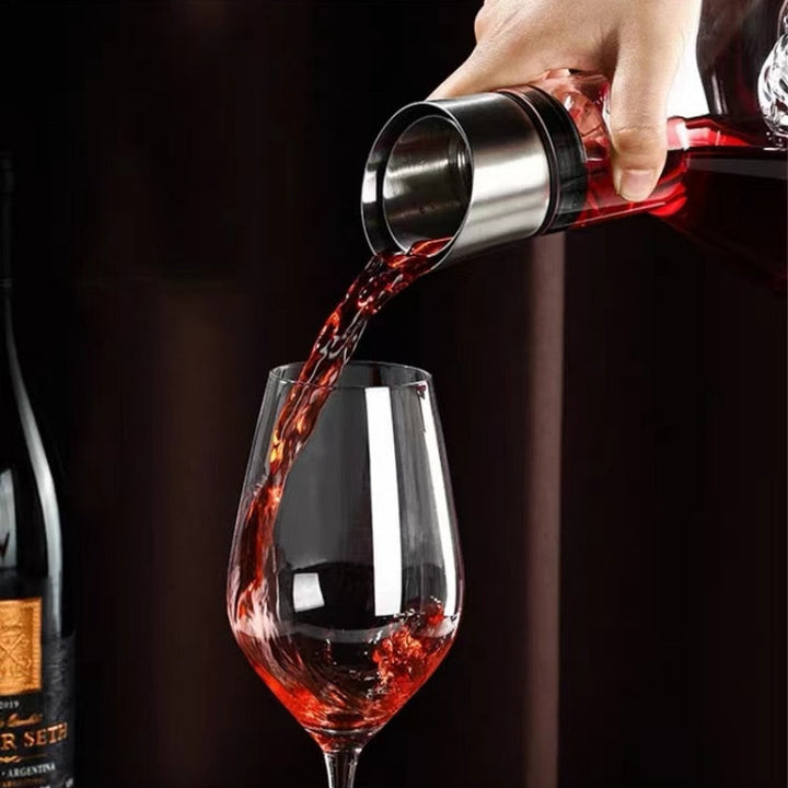 Wine Decanter Transparent Fast Design Crystal Glass Wine Flask | Stornfield