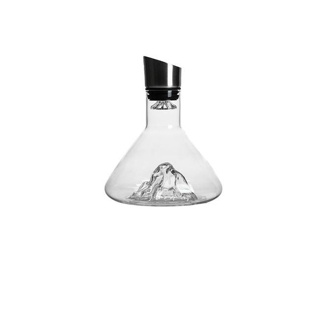 Wine Decanter Transparent Fast Design Crystal Glass Wine Flask | Stornfield