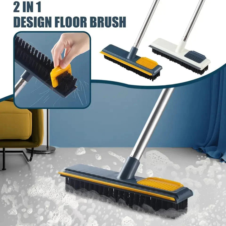 2-in-1 Floor Scrub Brush with Long Handle Stornfield