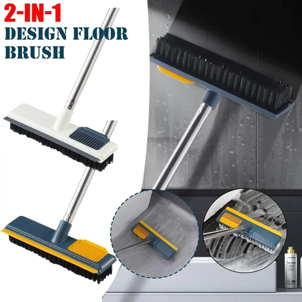 2-in-1 Floor Scrub Brush with Long Handle Stornfield