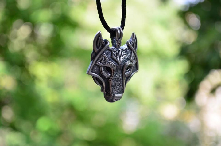 Norse Wolf Head Necklace - Free Shipping! | Stornfield