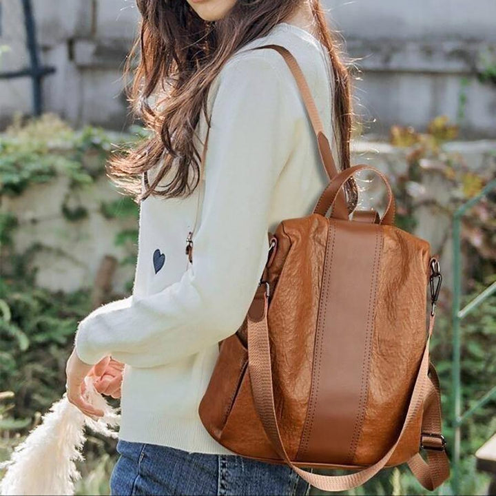 Stornfield | Women's Anti-theft Leather Backpack