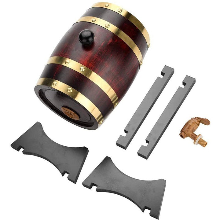 Wood Barrel Vintage Oak Beer Brewing Tools Tap Dispenser for Rum | Stornfield