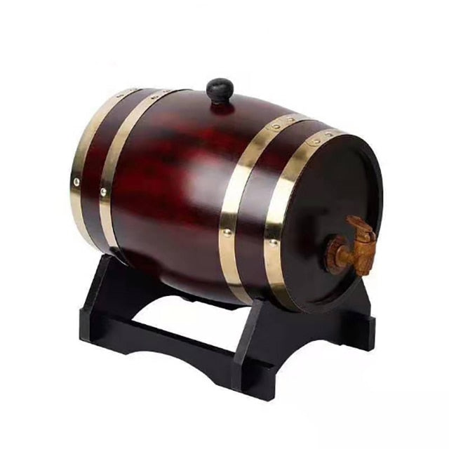 Wood Barrel Vintage Oak Beer Brewing Tools Tap Dispenser for Rum | Stornfield