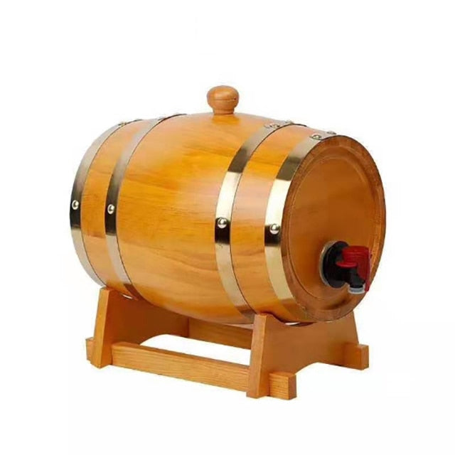 Wood Barrel Vintage Oak Beer Brewing Tools Tap Dispenser for Rum | Stornfield