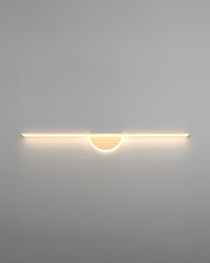 Stornfield | Modern Arc Wooden Wall Sconce