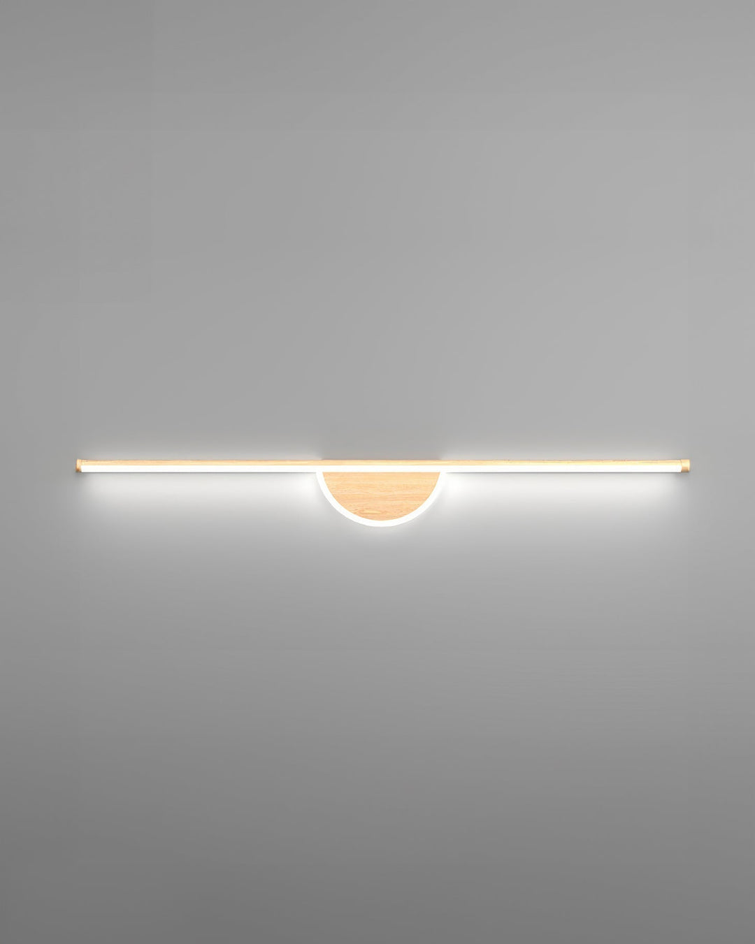 Stornfield | Modern Arc Wooden Wall Sconce