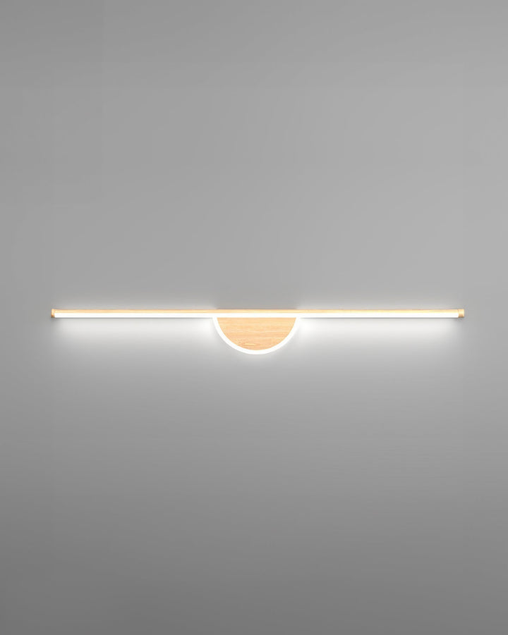 Stornfield | Modern Arc Wooden Wall Sconce