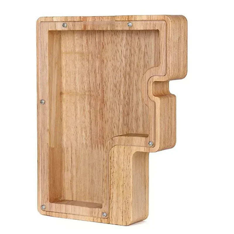 Stornfield | Lettres de l'alphabet en bois 'Initial' Tirelire