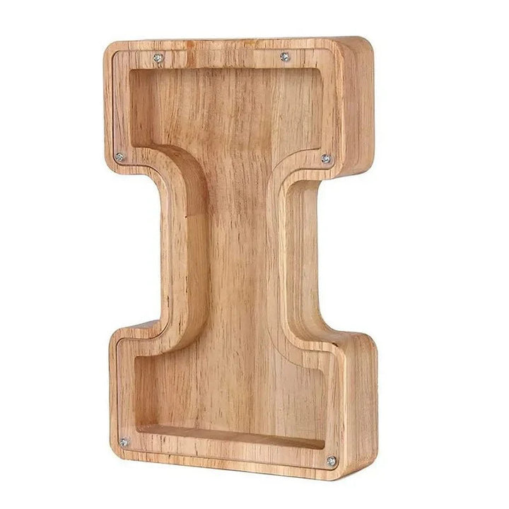 Stornfield | Lettres de l'alphabet en bois 'Initial' Tirelire