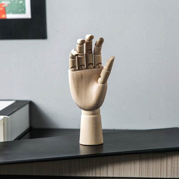 Wooden Movable Hand Model 25cm Modern Art Reference | Stornfield